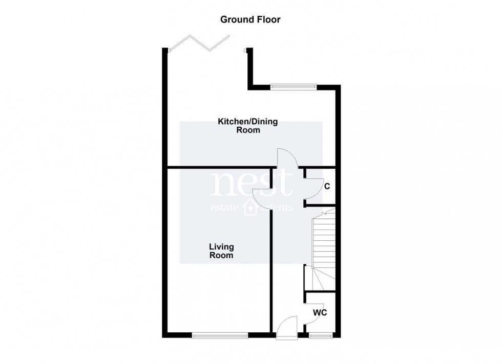 Floorplan for Cranmer Close, Blaby, Leicester