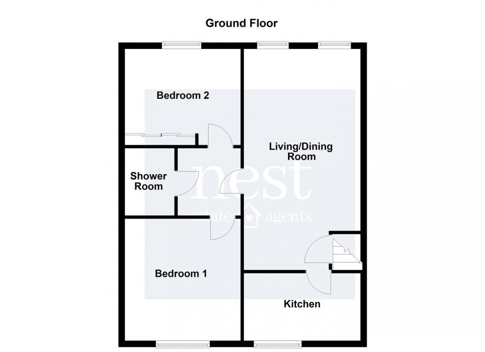 Floorplan for Winterburn Gardens, Whetstone, Leicester