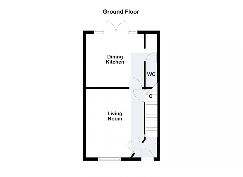 Floorplan for Thorpe Gardens, Littlethorpe, Leicester