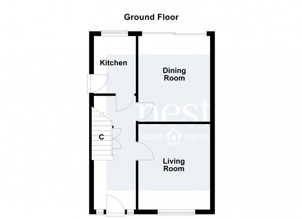Floorplan for Cleveleys Avenue, Leicester