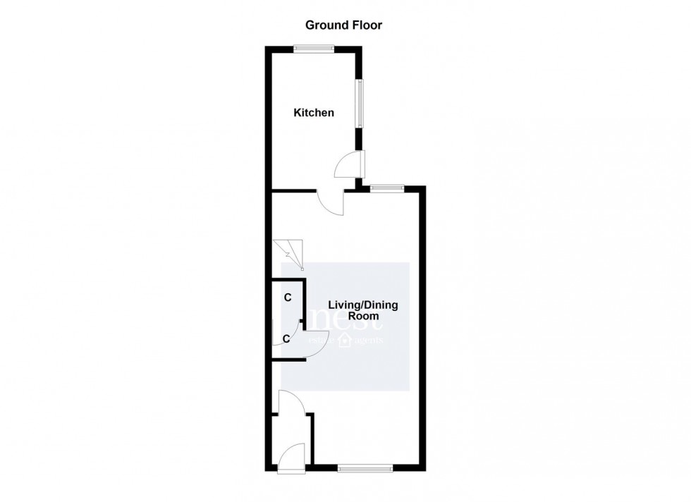 Floorplan for Enderby Road, Blaby, Leicester