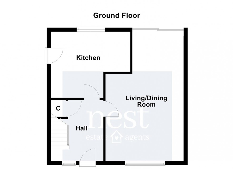 Floorplan for Attfield Drive, Whetstone, Leicester