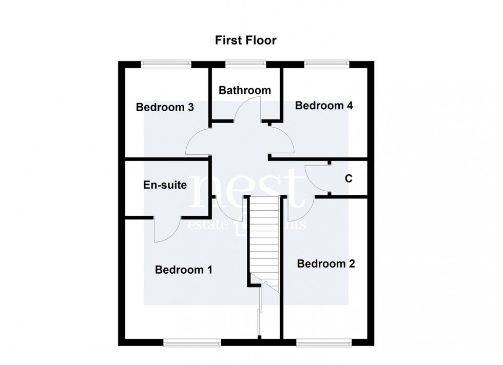 Floorplan for Meteor Way, Whetstone, Leicester