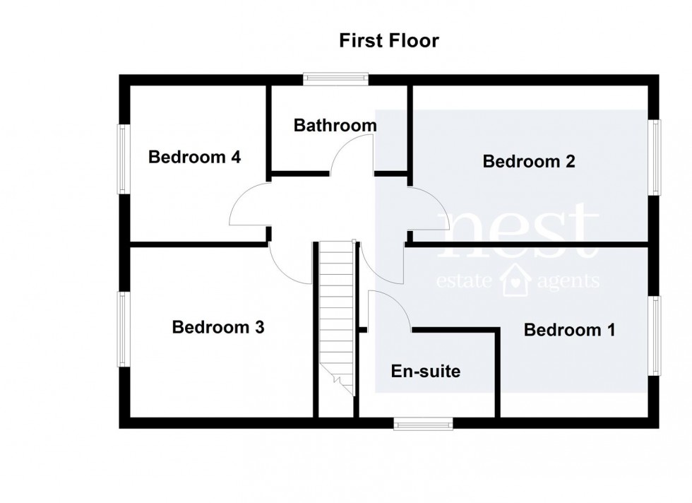 Floorplan for Reeves Close, Whetstone, Leicester