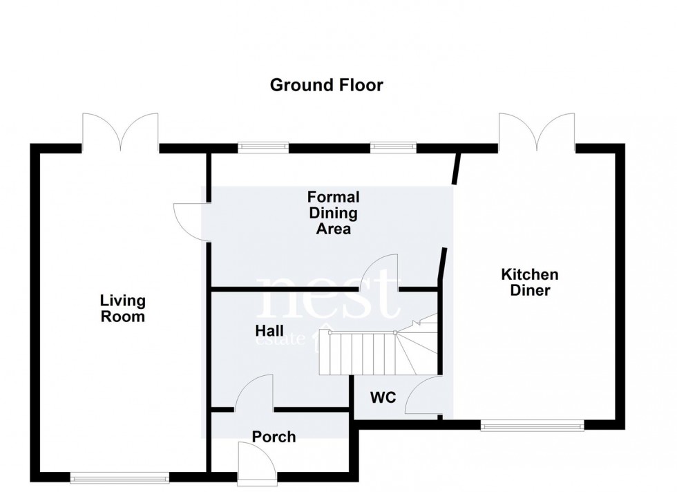 Floorplan for Woodway House, 3, Woodway,