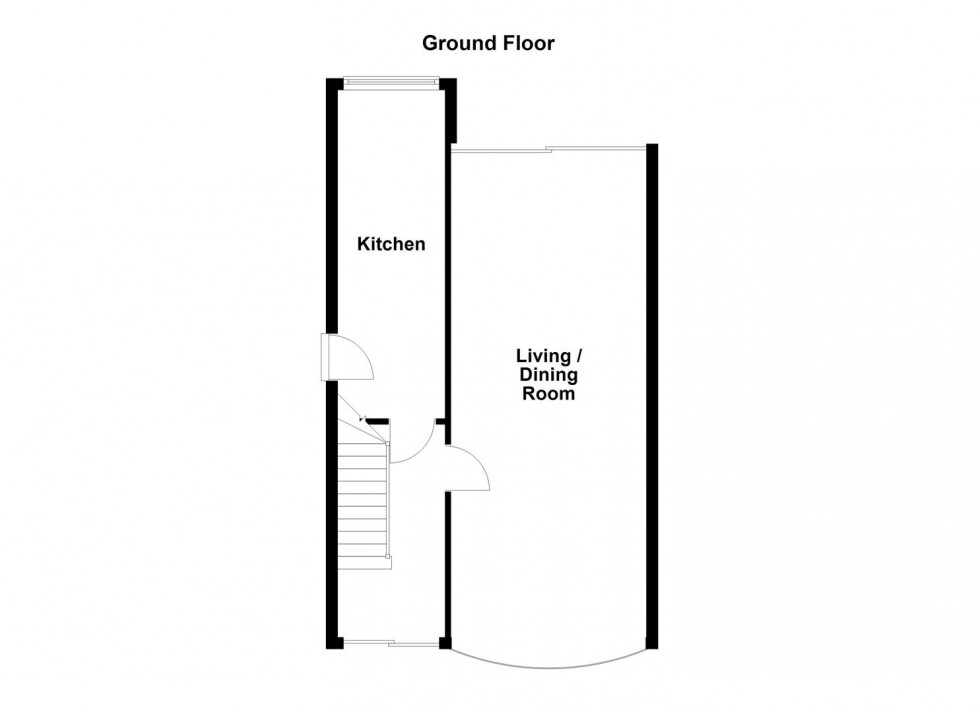 Floorplan for Grove Road, Blaby, Leicester