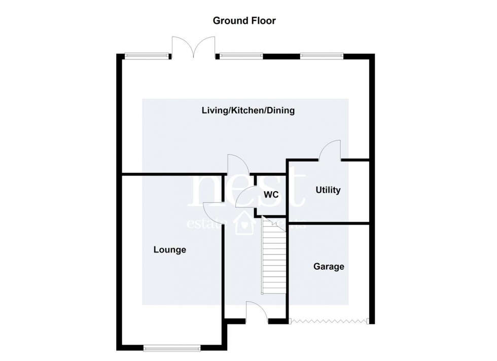 Floorplan for Ewan Close, Whetstone, Leicester