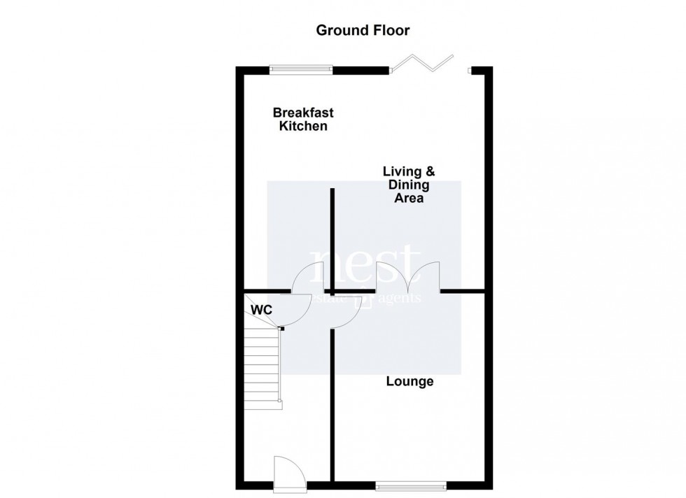 Floorplan for Plantation Avenue, Leicester