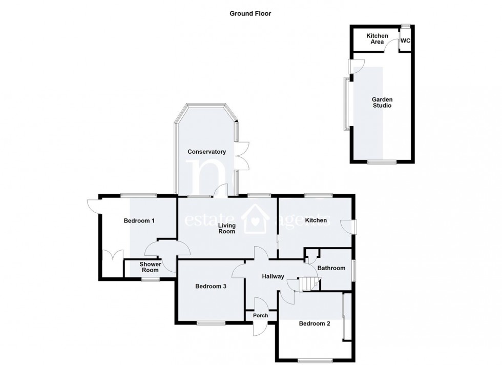 Floorplan for Welbeck Close, Blaby, Leicester
