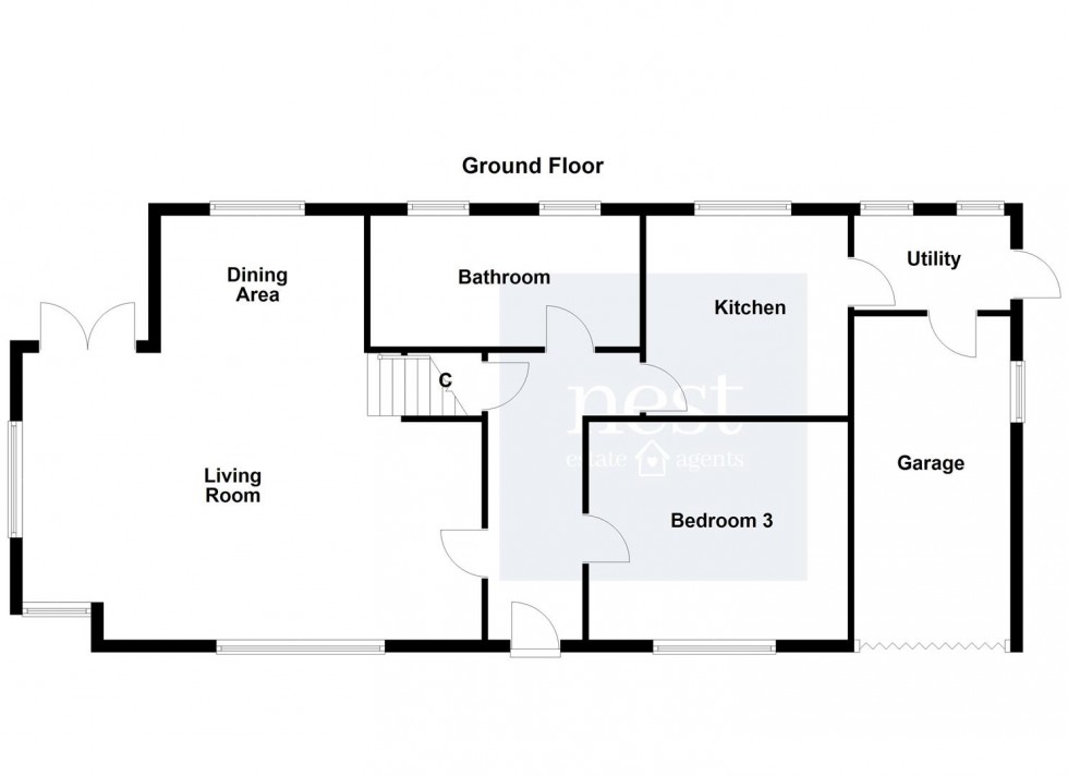 Floorplan for Tennyson Street, Narborough, Leicester