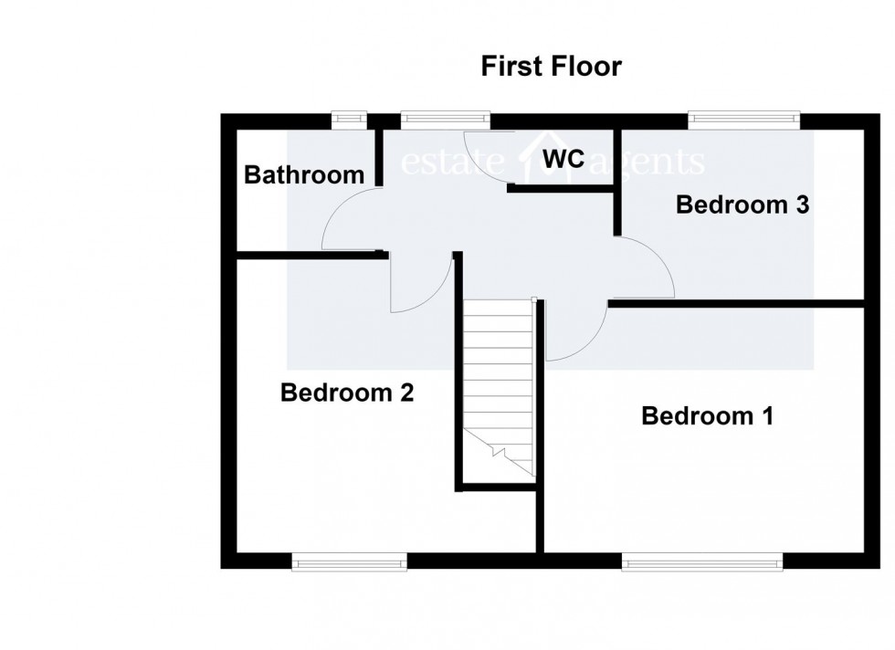 Floorplan for Salisbury Avenue, Croft, Leicester