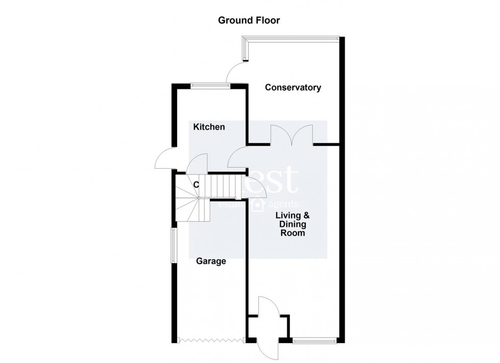 Floorplan for Cambridge Road, Whetstone, Leicester