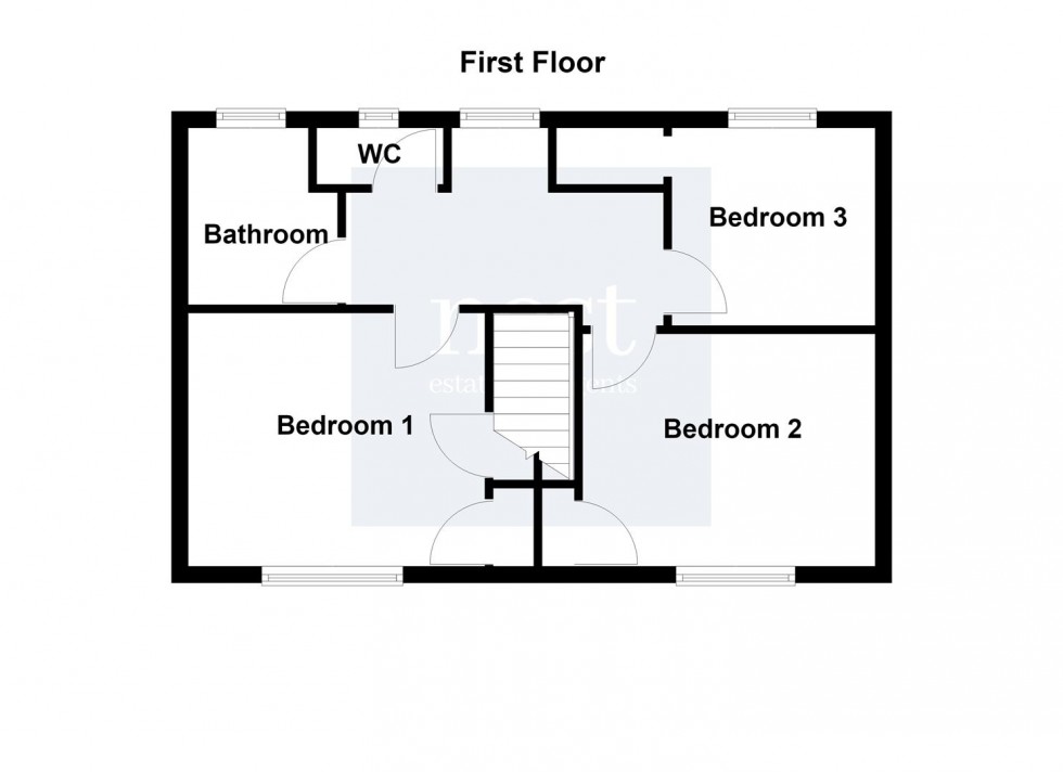 Floorplan for Pen Close, Leicester