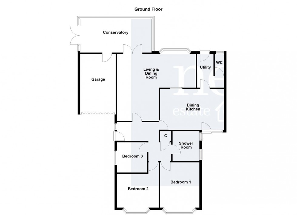Floorplan for Manor Farm Close, Broughton Astley, Leicester