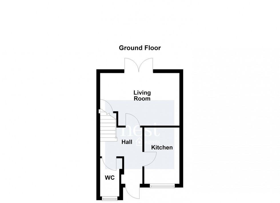 Floorplan for Roper Close, Blaby, Leicester
