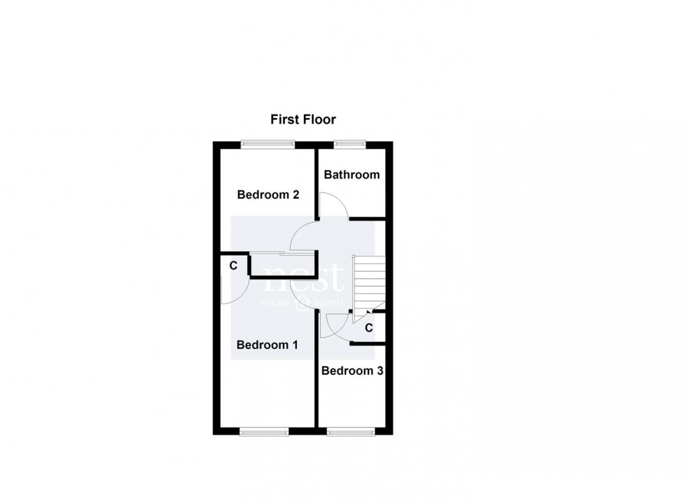 Floorplan for Tudor Drive, Cosby, Leicester