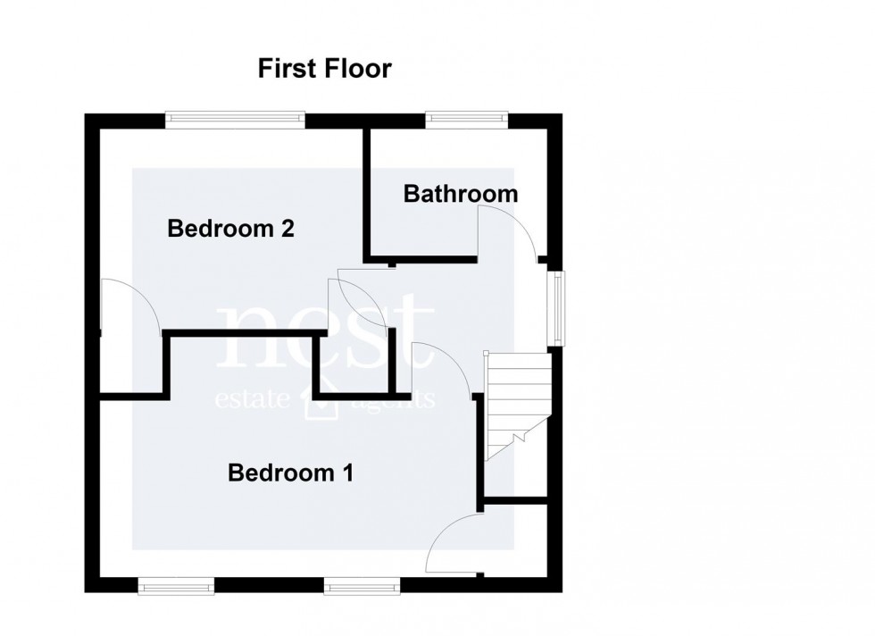 Floorplan for Trenant Road, Leicester