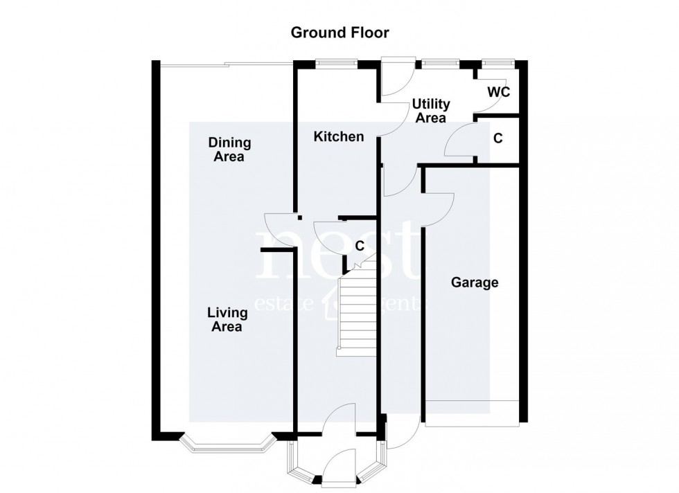 Floorplan for Trinity Road, Enderby, Leicester