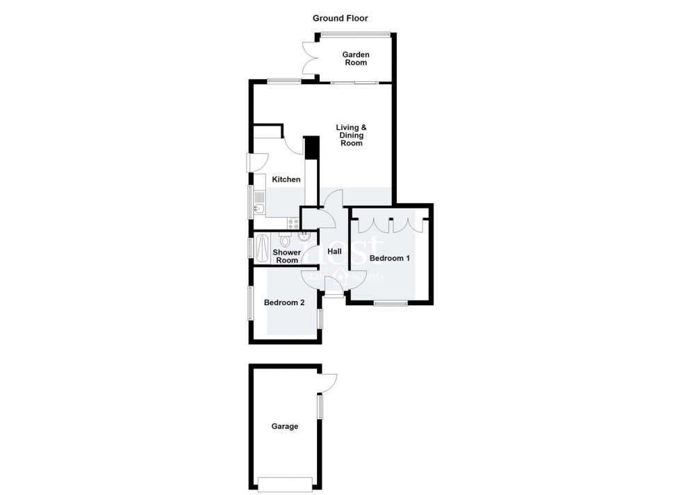 Floorplan for Collaton Road, Wigston