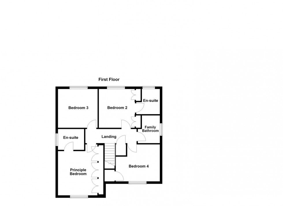 Floorplan for Alice Gardens, Whetstone, Leicester