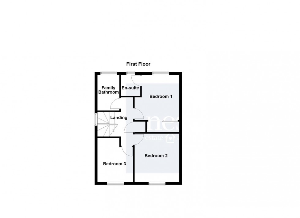 Floorplan for Stevenson Gardens, Cosby, Leicester
