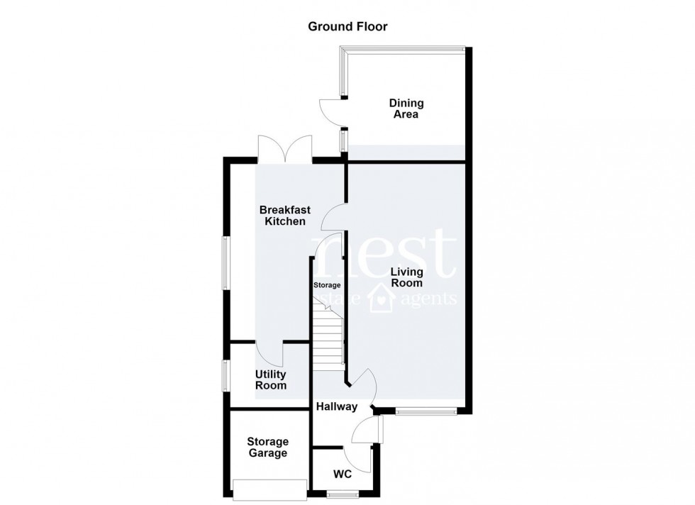 Floorplan for Carter Close, Enderby, Leicester