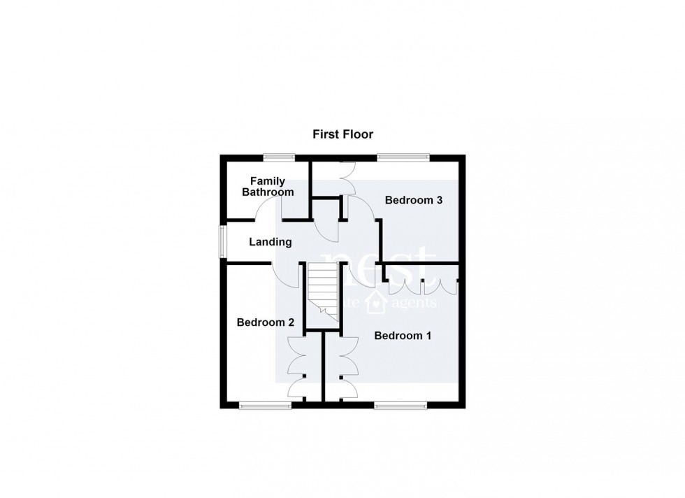 Floorplan for Carter Close, Enderby, Leicester